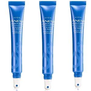 Avon Anew Hydra Fusion De-Puffing Eye Serum with Hyaluronic Acid - Lot of 3